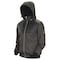 Pioneer Heated Fleece Hoodie Jacket w/ Detachable Hood, Charcoal, S V3210440U-S - alternate 1